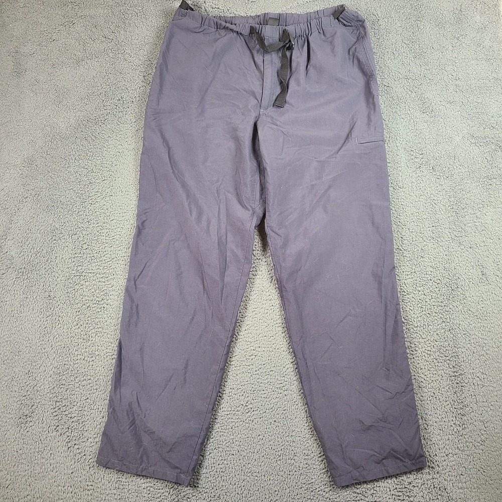 Patagonia GI II Hiking Pants Mens Large Gray Nylon Belted Cargo 55023